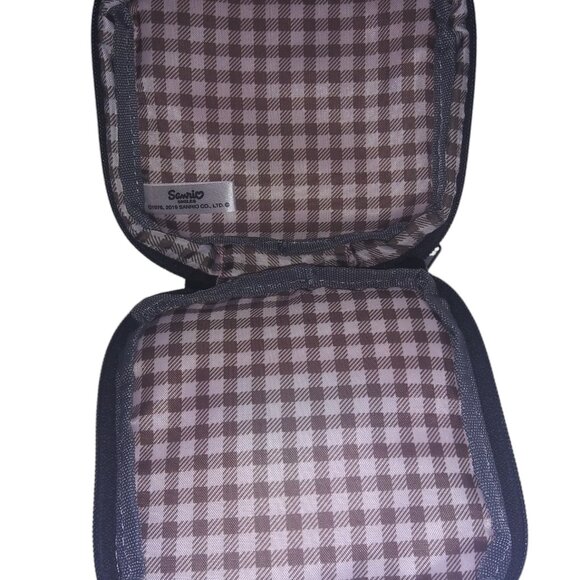 Sanrio Hello Kitty Red Pouch 1986 45th Anniversary Zip Mini Bag Case 2019 - Picture 5 of 9